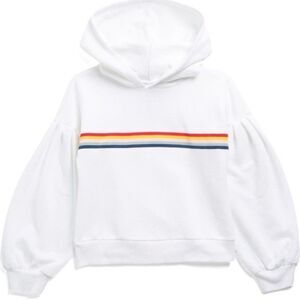 NWT Nordstrom Kids Balloon Sleeve Hoodie Big Girls SZ Large 10-12